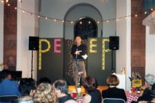 BIll Richardson on stage not taking his clothes off